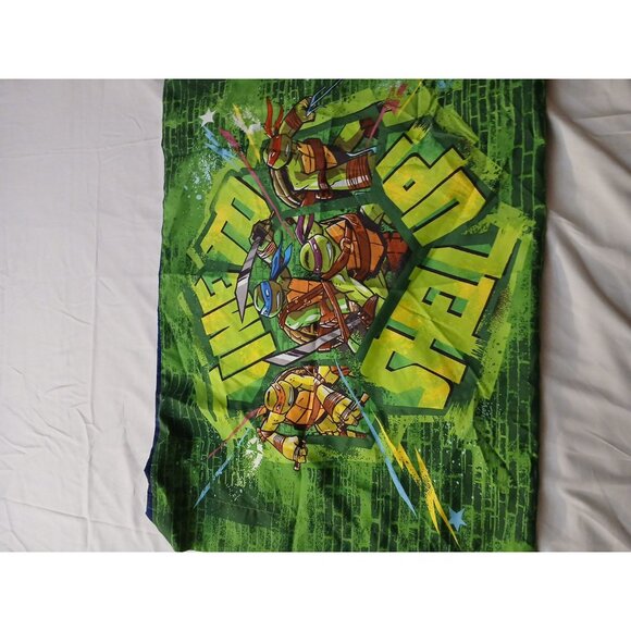 2013 Nickelodeon TMNT Full Size Flat Sheet And 2 Pillow Cases - Picture 14 of 15